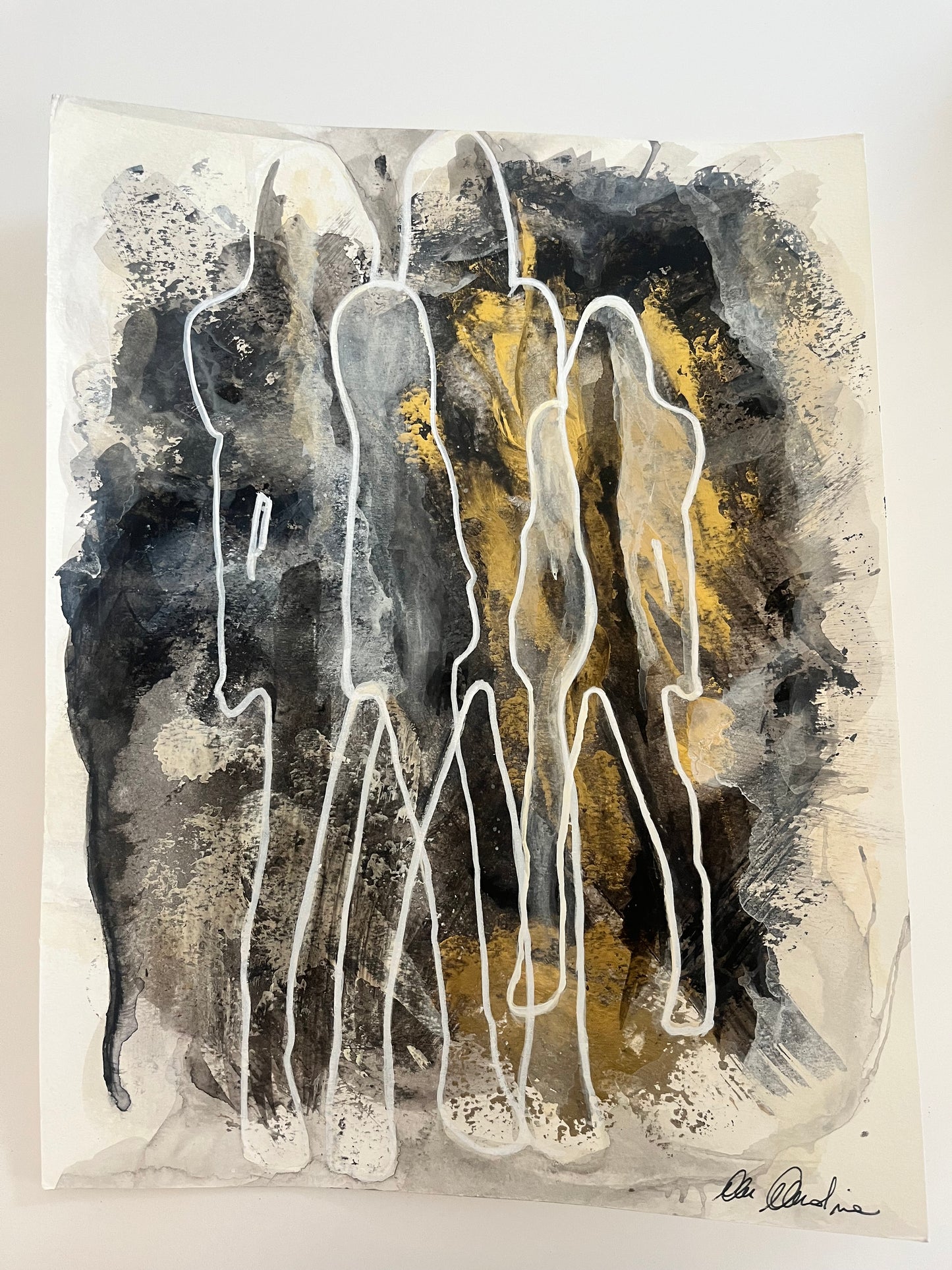 Dreamers - Acrylic on Paper