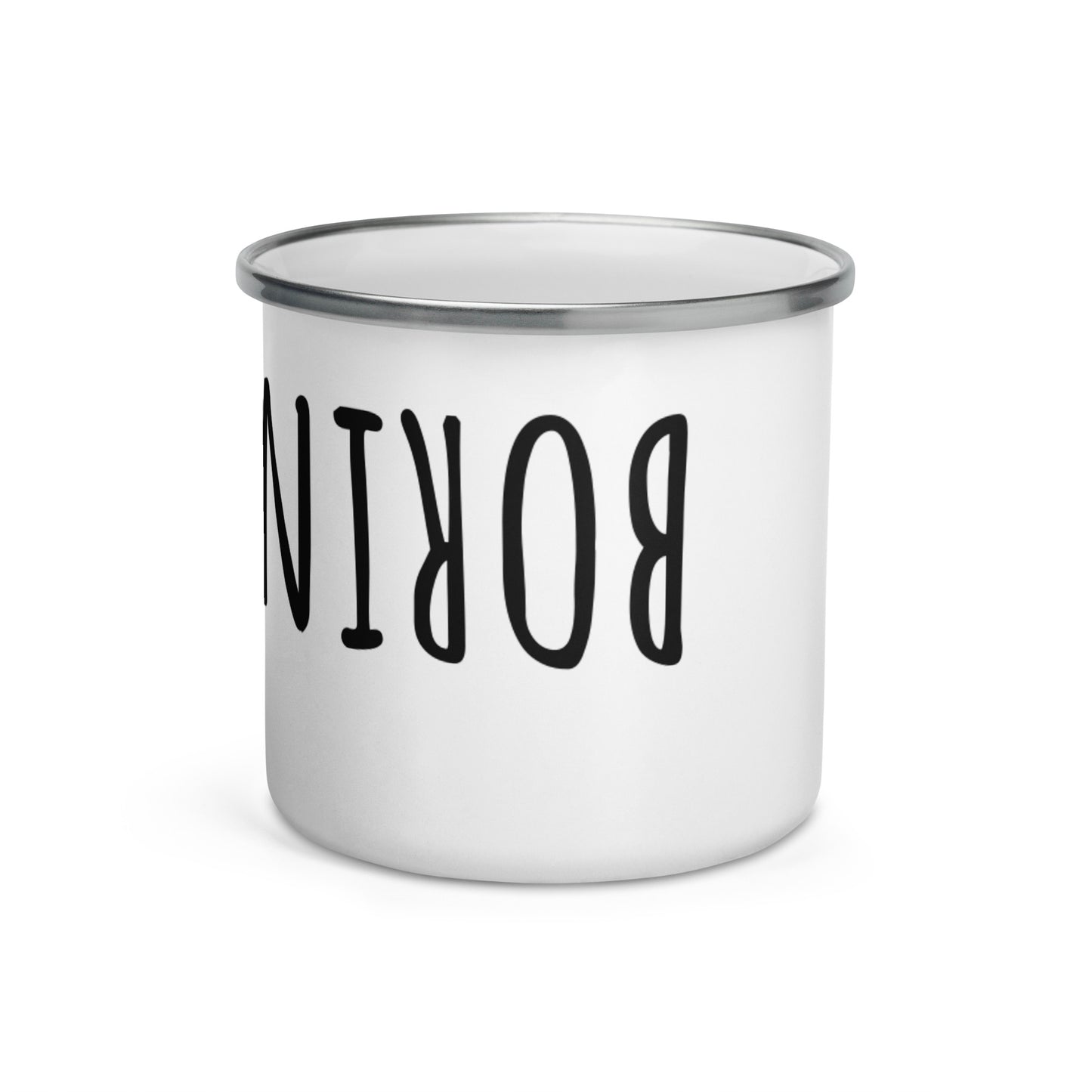 BE YOU SILVER MUG Tazza smaltata NORMAL IS BORING