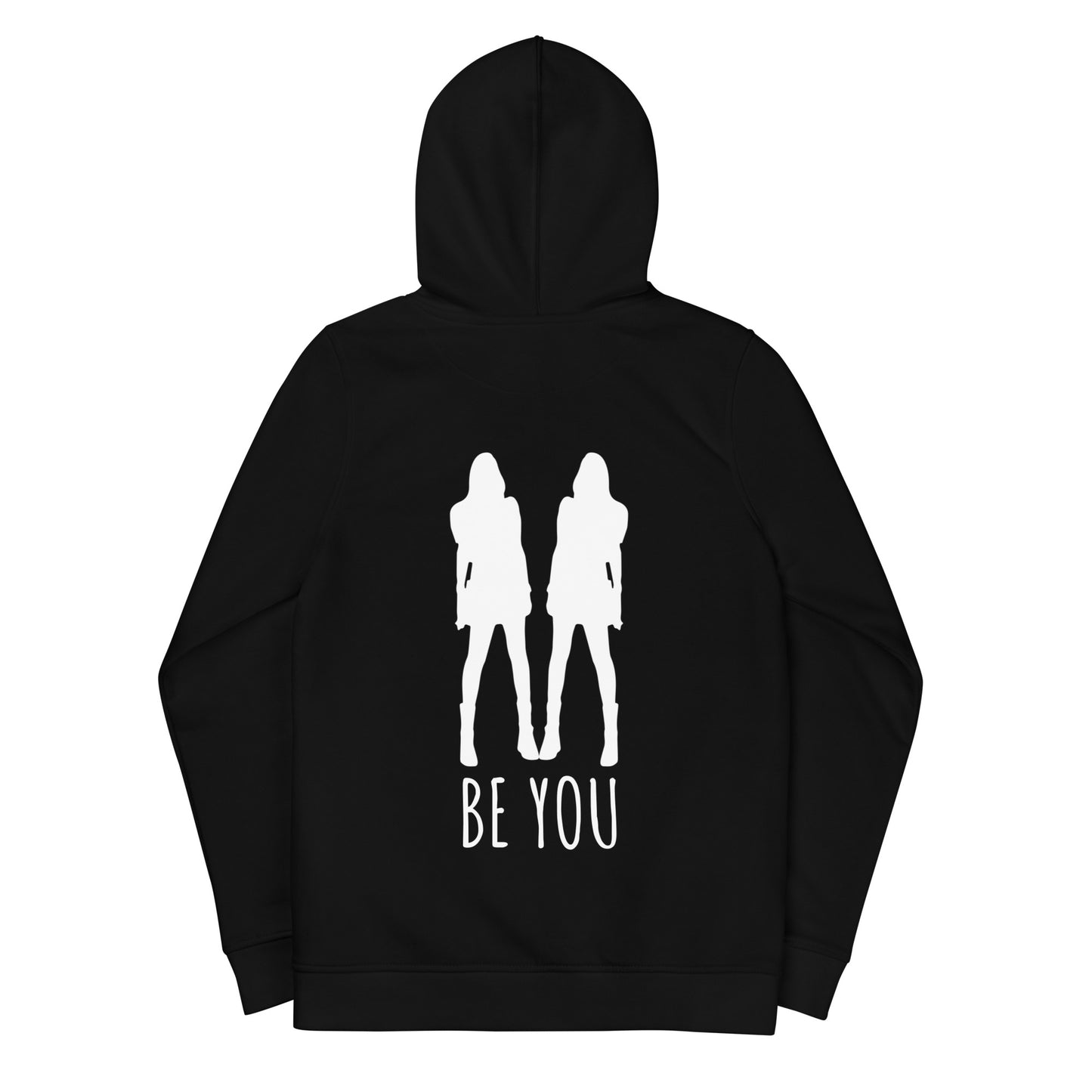 BE YOU Felpa con cappuccio aderente ecosostenibile da donna