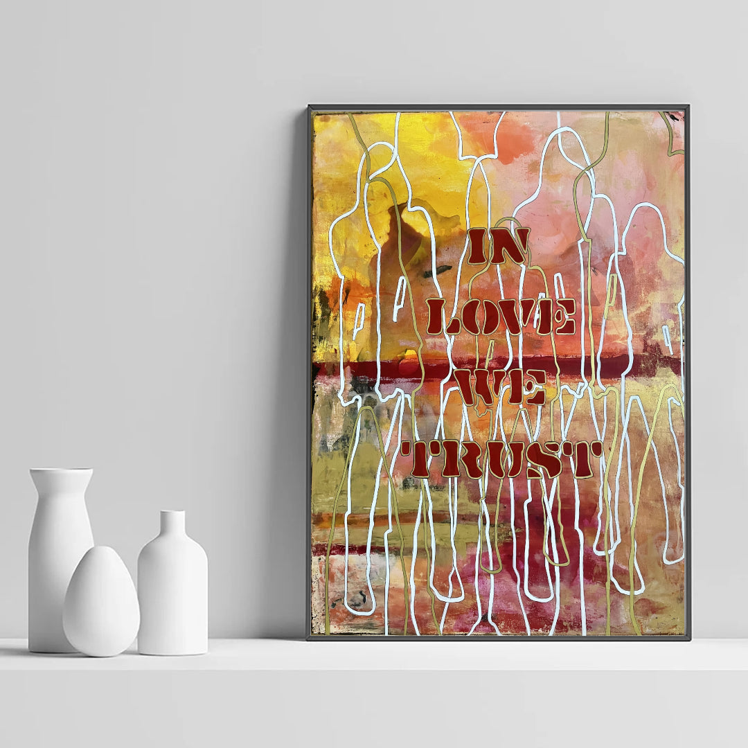 In love we trust - Canvas