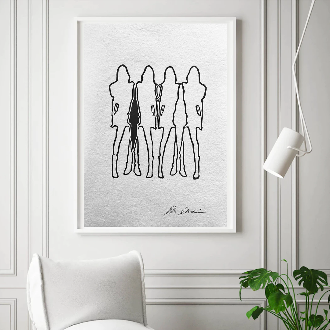Sisters I - Original on Paper