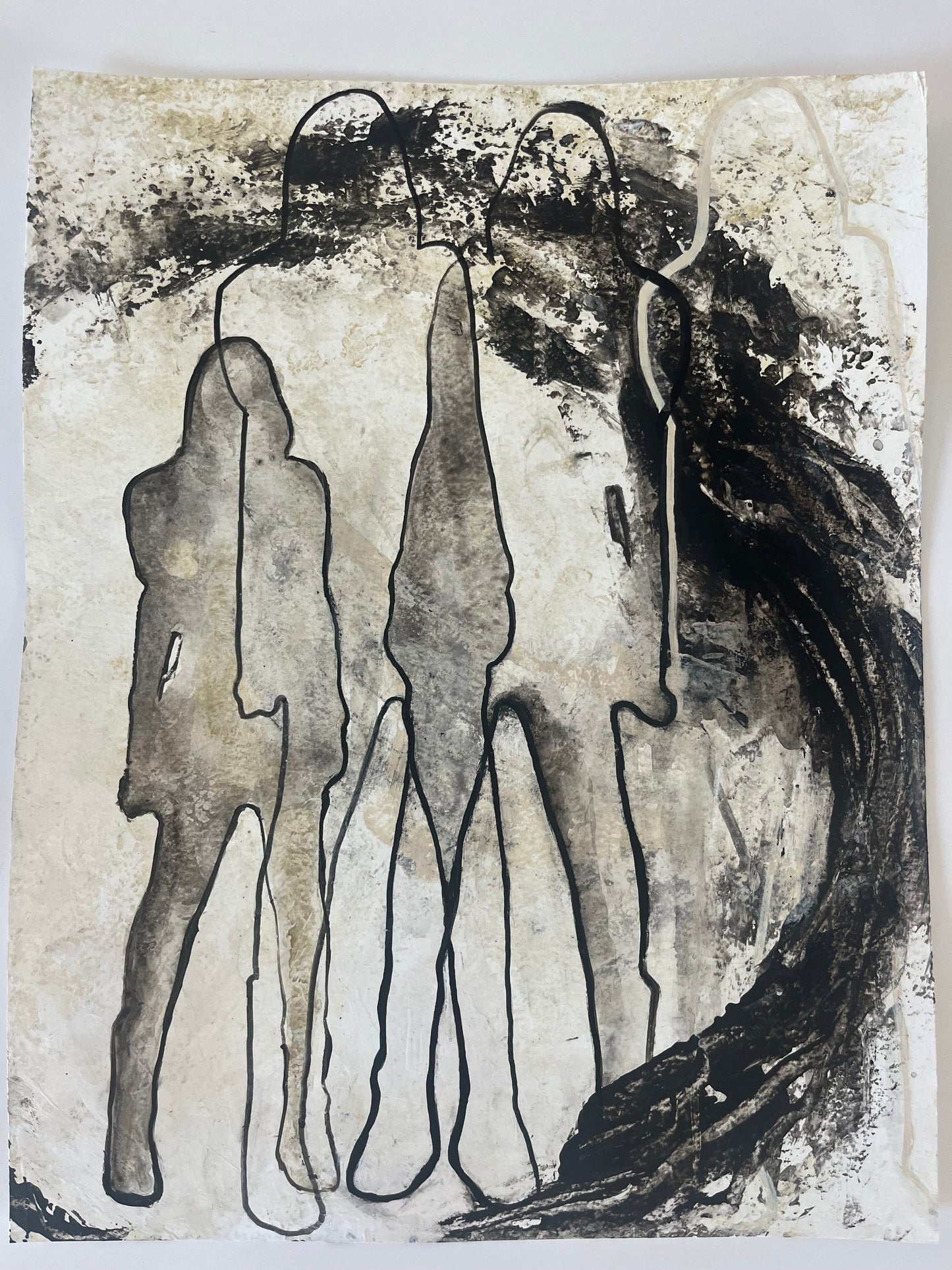 Warriors - Acrylic on Paper