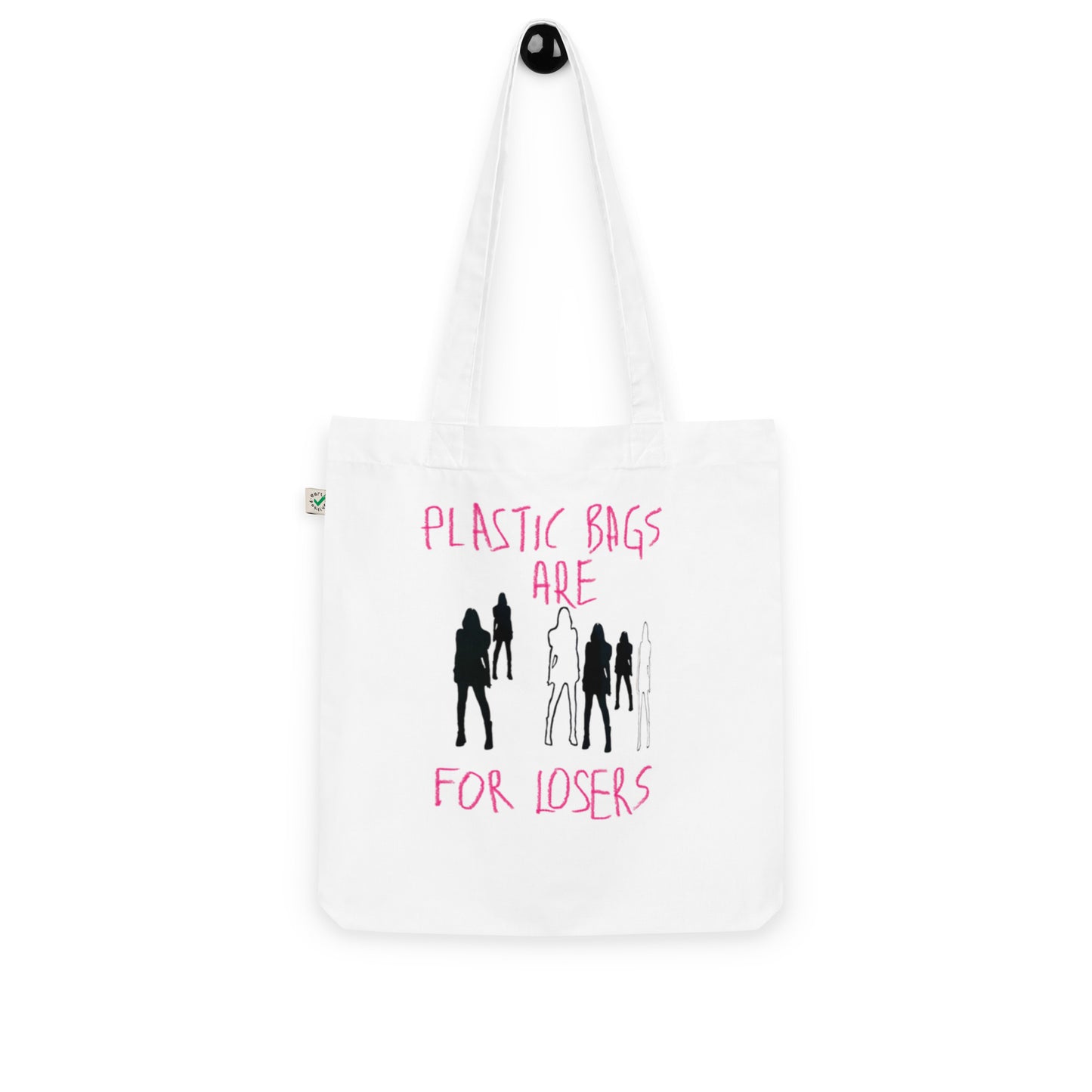 Organic fashion tote bag